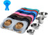 Hubulk Pet Dog Bowls 2 Stainless Steel with Non-Skid Silicone Mat + Pet Food Scoop for Small Medium Large Dogs Cats