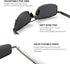 SUNGAIT Ultra Lightweight Rectangular Sunglasses, UV400 Protection