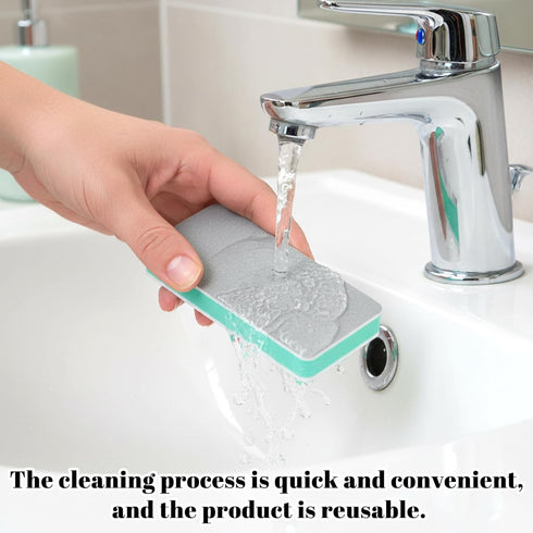 InnoHHustle 4 PCS Fish Tank Cleaning Tools, Aquarium Glass Cleaner Sponge Double Sided Sponge Brush Fish Tank Glass