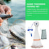 1.2m HEMOTON Professional Aluminum Ring Cast Net for Fishing with Reinforced Monofilament Mesh, Height Freshwater Bait