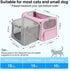 15 lbs, Cozy Expandable Cat Carrier, Airline Approved Soft Sided Pet Carrier for Cats & Small Dogs Up to with Locking