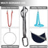 PRIOR FITNESS Yoga Straps Aerial Hammock Accessory Set - 2pcs Daisy Chain + 2pcs Carabiner
