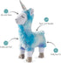 FRINGE STUDIO Dog Toy - Cool Blues Llamacorn Plush Pet Toy (289358)