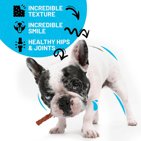 5 Inch 100 Count Sitka Farms Beef Sticks for Dogs - Crunchy Beef Munchy Sticks - - for Small Medium and Large Dogs