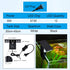 WEAVERBIRD Aquarium Light, 6W LED Clip Lamp for 8-15 Inch Fish Tanks