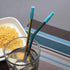 Travel Utensils Set with Case - Reusable Portable Cutlery Set, Stainless Steel 8pcs Including Knife, Fork, Spoon, Straws