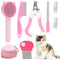 VCZONE 8 Pcs Cat Brush Grooming Kits, Pet Self Cleaning Kit with