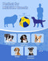 SHEENLULU 18'' Herding Ball for Dogs, Dog Traing Balls with Handle and Bell, Australian Shepherd, Border Collie, Cattle