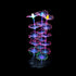 Lpraer 4 Pack Glow Aquarium Decorations, Coral Reef Glowing Mushroom Anemone Simulation Glow Plant for Fish Tank