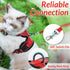 rabbitgoo Cat Harness and Leash - Soft Adjustable Vest for Walking, Escape Proof, Breathable Reflective Strips (Red, S)