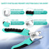 5 PCS Self Cleaning Slicker Brush & Pet Grooming Rake & Bath Brush & Nail Clippers & Pet Comb for Dogs