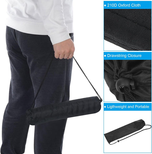 18x4.7 Inch PATIKIL Mini Tripod Monopod Case Bag, Nylon Foldable Tripod Carrying Case Storage Bag with Shoulder Strap