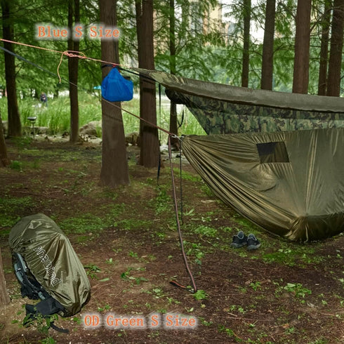 onewind Versatile Hammock Gear Sling or Backpack Rain Cover, Ultralight Waterproof Underbelly Gear Storage