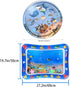 2025 Summer Cat Water Mat, Upgraded Thickened Anti-Scratch Leak Proof Cats Water Sensory Play Mat with Floating Fish