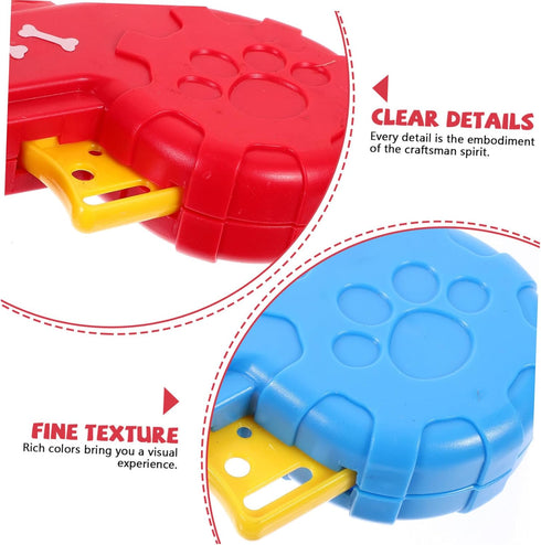 2pcs NUOBESTY Pet Fetch Toy Flying Launcher Cat Fetch Toy Spinning Shooter Flying Disc Outdoor Indoor