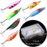 Fishing Spoons Lures Kit, 30pcs Hard Metal Colorful Spinner Baits for Bass Salmon Pike Walleye