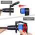 Trolling Motor Plug and Receptacle, 12V/24V/36V/48V 8 Gauge 2-Wire Compatible with Minn Kota Marine Boat, Waterproof
