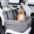 30lbs,Comfy Cover,2 WOOAIDAGG Dog Car Seat for Small Dogs Under & Safe Travel Bed with Washable Clip-On Safety Leashes