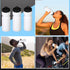 Sunnyray 10 Pcs Reusable Sports Water Bottle - 23 oz Blank Plastic Bottles with Pull Top Cap for Kids & Adults