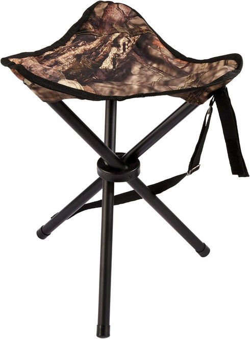 Ameristep Portable Folding Design Hunting Lightweight Heavy-Duty Tripod Stool, Mossy Oak Break-Up