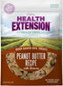 Health Extension Oven-Baked Dog Treats, 6oz, Peanut Butter & Banana Recipe, Gluten & Grain-Free, Crunchy Biscuits