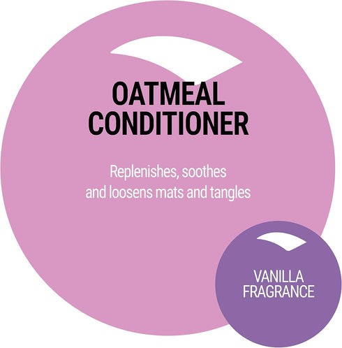Oatmeal Dog Conditioner, Gallon, Naturally Derived Ingredients for Moisturizing Skin and Coat, Soothes Itchy Skin