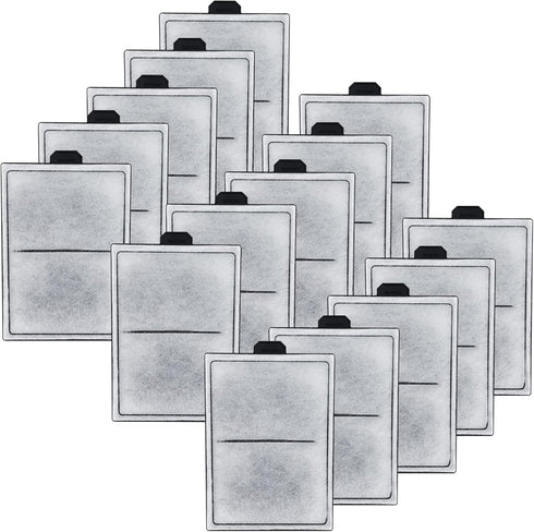 HiTauing 15 Pack PF-L Carbon Cartridges for Top Fin Silenstream PF20, PF30, PF40, and PF75 Power Filters