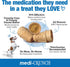 Pill Pouches for Dogs with Peanut Butter Fill, Crunchy Ice Cream Cone Treats, Capsule Size Wrap Pocket - 60 Treats