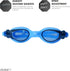TYR Vesi Femme Goggles, Smoke/Blue, One Size