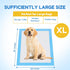 28"x34" 50 Pack 6 JollyMate Dog Pee Pads Extra Large, X-Large Super Absorbent Pet Pee Pads with Adhesive Tabs, Layers
