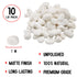 10 Lb. 1 inch 100% Unpolished White Pebbles - Pebbles for Plants, Gardens, Fish Tank Gravel, Dcor, Landscaping
