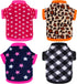 4 Pieces Dog Fleece Sweaters Puppy Warm Sweater Doggie Sweatshirt Soft Fleece Dog Pajamas Puppy Clothes Winter Dog Outfits for Small Puppy Dog Cat Pets (Large)