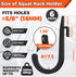 6 PCS J Hooks for Squat Rack,Power Rack Attachments for Home Gym Storage,Portale Squat Rack Accessories, Storage Hook