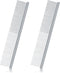 2 Pieces Macrame Comb Set - Stainless Steel Metal Combs for Dog Cat Grooming, Macrame Brush Supplies (Silver)