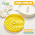 Dog Bowl Slow Feeder Insert - Transform Your Lick Bowl to Slow Feeder, 6 Cups, 9.8 Inch Yellow