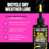 Muc-Off Bio Dry Bike Chain Lube with Microfiber Cloth | Wax-Based Formula for Smooth Gear Shifts | Creates Protective