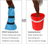 yeezo A Pair Hoof Soaker Boot Equine Soaking Boot Horse Soak Bag Draft Soaker Sack Horse Foot Wrapped Hooves Care Bags