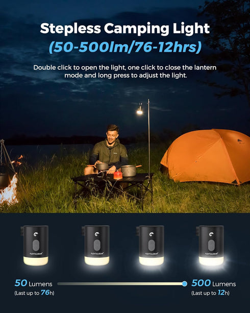 FLEXTAILGEAR Portable Air Pump MP2 Pro Electric Air Pump, Rechargeable Battery Air Mattress Pump, Ultralight Inflator