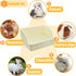 12Pcs Rabbit Litter Box for Cage, Bunny Potty Trainer Corner Guinea Pig Plastic Square Grate Toilet Pet Bedding Litter