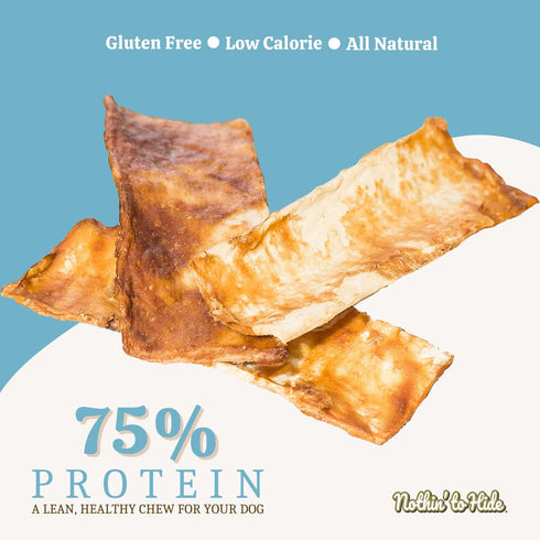 Fieldcrest Farms Nothin to Hide Flip Chips Chews, 8.5 Oz, All Natural Rawhide Alternative Treats