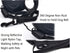 Retractable Dog Leash 26ft, 360° Tangle-Free Long Cord for Small Medium Large Dogs, Up to 110 lbs