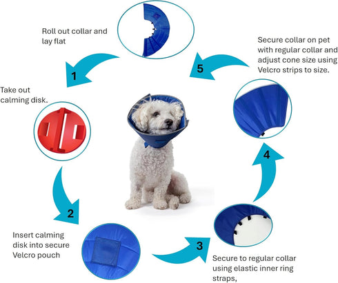 Calm Paws Dog Caring Collar with Calming XS (X-Small)