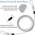 Jenico Dog Tie Out Cable: 10 ft Heavy Duty Chain Leash for Yard, Outside for Small Large Dogs Up to 500 lbs