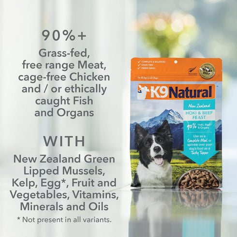 K9 Natural Grain Free Freeze Dried Dog Food Topper - Chicken, 3.5oz