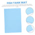 Fish Tank Pad Aquarium Leveling Mat, Black Blue Foam Cushioning Mat for Fish Tank Accessories