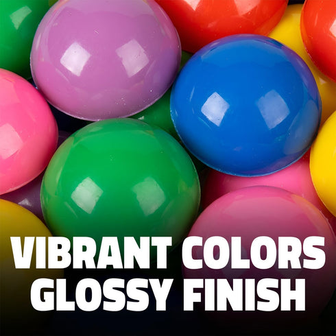 1 Inch 144 Rhode Island Novelty Bght Color Poppers Pieces