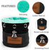 Golf Valuables Pouch - Bucket Waist Design with Drawstrings Leather Golf Tee Bag for Men Women