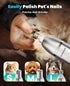 4 1 Trimmer IPX7 oneisall in Dog Grooming Kit with LCD Display, Dog Hair for Paw Nail Grinder, Rechargeable Cordless