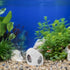 ARTIBETTER Aquarium Ceramic Shelter Cave for Fish and Shrimp Breeding, Small Underwater Hideaway Ornament, Grey Ceramic