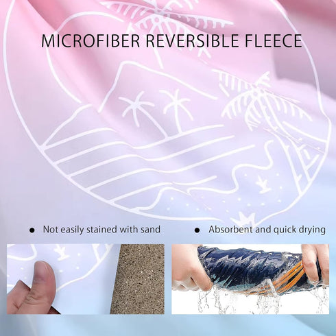 LumiSyne Changing Robe with Hood Zipped Style Quick Dry Microfiber Compact Changing Towel Towel Poncho Swim Surf Beach